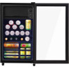 Merax Mini réfrigérateur de 76 l, autonome, avec réfrigérateur de 70 l + congélateur de 6 l, étagères réglables, lumière LED, su