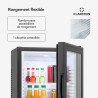 KLARSTEIN Brooklyn Mini Frigo de Chambre de 30L pour Snacks et Boissons, Petit Frigo Top Silencieux, Mini Bar, Petit Réfrigérate