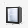 KLARSTEIN Brooklyn Mini Frigo de Chambre de 30L pour Snacks et Boissons, Petit Frigo Top Silencieux, Mini Bar, Petit Réfrigérate
