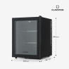 Klarstein Petit Frigo de Chambre de 42L pour Snacks et Boissons, Top Silencieux, Mini Bar, Camping, Cosmetique, Refrigerateur av
