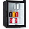 Klarstein Mini Frigo de Chambre de 42L pour Snacks et Boissons, Top Silencieux, Petit Bar, Camping, Cosmetique, Refrigerateur av