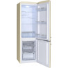 Amica kgcr 387 101 b retro réfrigérateur-congélateur, 181 cm de haut, 55 cm de large, 244 l/eek c/autonome, beige
