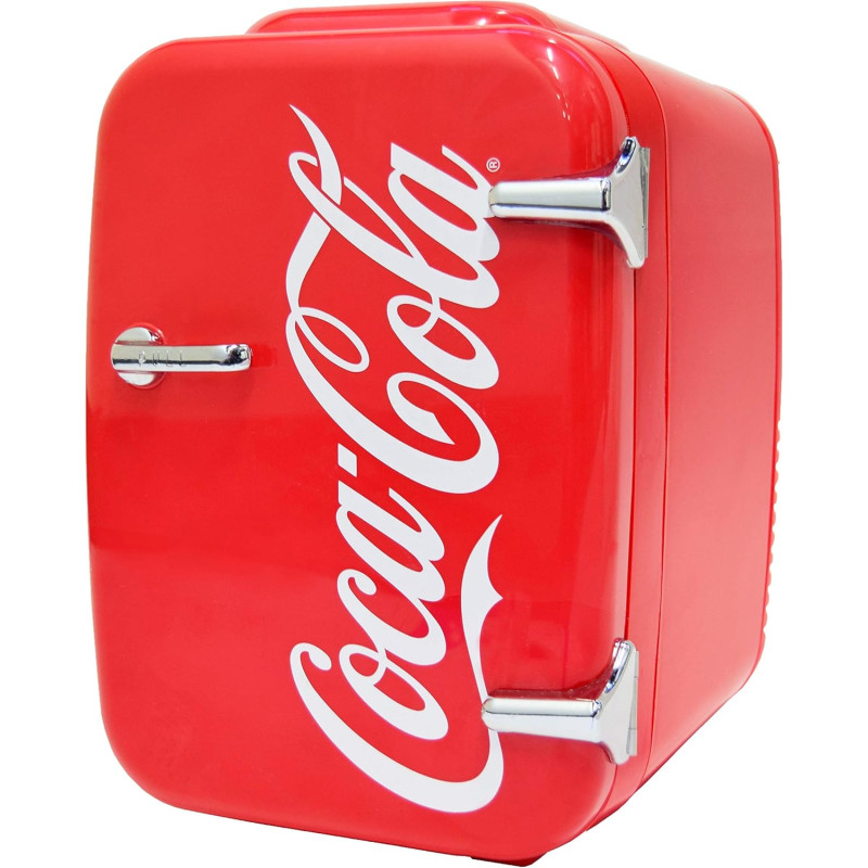 Cooluli Réfrigérateur Compact 4 litres Rouge Distributeur d'eau