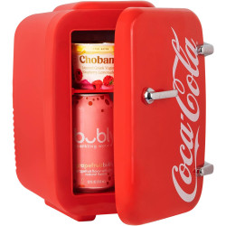 Cooluli Réfrigérateur Compact 4 litres Rouge Distributeur d'eau