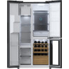 Cecotec réfrigérateur avec 3 portes bolero coolmarket tdw 529 wid noir glass e. réfrigérateur 3 portes noir, cave à vin, 529l, i