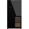 Cecotec réfrigérateur avec 3 portes bolero coolmarket tdw 529 wid noir glass e. réfrigérateur 3 portes noir, cave à vin, 529l, i