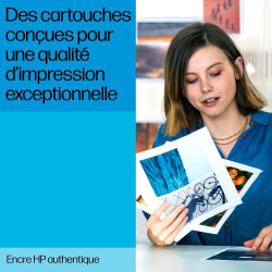 HP 302 Noir, Cartouche Encre Originale | Compatible avec les gammes d'imprimantes DeskJet 1110, 2130, Envy 4520, OfficeJet 3830,