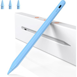 BAZO Stylet Compatible avec Apple iPad 2018-2025 pour iPad Pro M4/M5/13/11 Pouces, Air M2/M3/3/4/5,Mini 5/6/7,iPad 6-11è, Rechar