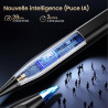 BAZO Stylet Compatible avec Apple iPad (2018-2025) : iPad Pro 12.9" (M3/M4/M5), 11" (M1/M2/M3/M4), Air 3/4/5, Mini 5/6/7, iPad 6