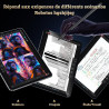 BAZO Stylet Compatible avec Apple iPad (2018-2025) : iPad Pro 12.9" (M3/M4/M5), 11" (M1/M2/M3/M4), Air 3/4/5, Mini 5/6/7, iPad 6