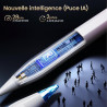BAZO Stylet pour iPad 2018-2025 - Recharge Rapide 15 Min,Rejet de Paume, Sensibilité à l'Inclinaison, Compatible iPad Pro M4/M5/