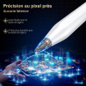 BAZO Stylet pour iPad Recharge Rapide 15 Min,Rejet de Paume, Sensibilité à l'Inclinaison, Compatible iPad Pro M4/M5/13/11 Pouces