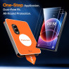 TAURI Lot de 2 Verre Trempé Pour Samsung Galaxy Z Fold 8 | Sans Bulle, Film Protection avec Installation 1 Étape et Outil, Dépou