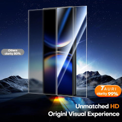 TAURI Lot de 2 Verre Trempé Pour Samsung Galaxy Z Fold 8 Ultra | Sans Bulle, Film Protection avec Installation 1 Étape et Outil,