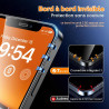 TAURI Lot de 2 Verre Trempé Pour iPhone 12,12 Pro | Sans Bulle, Film en Protection D'écran avec Outil d'Installation Facile,Dépo