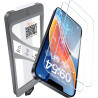 TAURI Lot de 2 Verre Trempé Pour iPhone 13 | Sans Bulle, Film en Protection D'écran avec Outil d'Installation Facile,Dépoussiéra