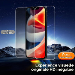TAURI Lot de 2 Verre Trempé Pour iPhone 13 Pro | Sans Bulle, Film en Protection D'écran avec Outil d'Installation Facile,Dépouss