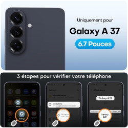 TAURI Lot de 2 Verre Trempé Pour Samsung Galaxy A37 5G | Sans Bulle, Film Protection avec Installation 1 Étape et Outil, Dépouss