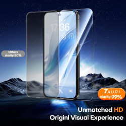 TAURI Lot de 2 Verre Trempé Pour Pixel 2026 | Sans Bulle, Film Protection avec Installation 1 Étape et Outil, Dépoussiérage Auto