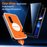 TAURI Lot de 2 Verre Trempé Anti-Espion Pour Samsung Galaxy Z Fold 8 Ultra | Sans Bulle, Privacy Film Protection avec Installati