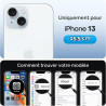 TAURI Lot de 2 Verre Trempé Anti-Espion Pour iPhone 13 | Privacy Film en Protection D'écran avec Outil d'Installation Facile,Dép
