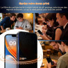 TAURI Lot de 2 Verre Trempé Anti-Espion Pour iPhone 13 | Privacy Film en Protection D'écran avec Outil d'Installation Facile,Dép