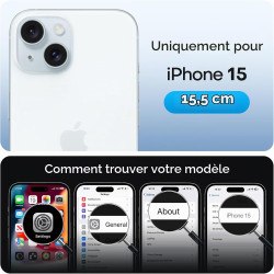 TAURI Lot de 2 Verre Trempé Anti-Espion Pour iPhone 15 | Privacy Film en Protection D'écran avec Outil d'Installation Facile,Dép