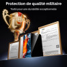 TAURI Lot de 2 Verre Trempé Anti-Espion Pour iPhone 15 Pro Max | Privacy Film en Protection D'écran avec Outil d'Installation Fa