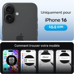 TAURI Lot de 2 Verre Trempé Anti-Espion Pour iPhone 16 | Privacy Film en Protection D'écran avec Outil d'Installation Facile,Dép