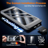 TAURI Lot de 2 Verre Trempé Anti-Espion Pour iPhone 16 | Privacy Film en Protection D'écran avec Outil d'Installation Facile,Dép