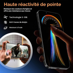 TAURI Lot de 2 Verre Trempé Anti-Espion Pour iPhone 16 | Privacy Film en Protection D'écran avec Outil d'Installation Facile,Dép