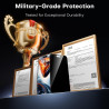 TAURI Lot de 2 Verre Trempé Anti-Espion Pour iPhone 16 Pro Max | Privacy Film en Protection D'écran avec Outil d'Installation Fa