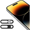 TAURI Lot de 2 Métal Cache Camera Ordinateur Portable iPhone 17E/iPhone 16E | Bouchons anti-poussières