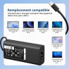 65W 45W Adaptateur Chargeur USB C Compatible avec Ordinateur Portable Dell Latitude 5420 5430 5520 5530 5540 7420 7430 7440 7390