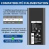 65W 45W Adaptateur Chargeur USB C Compatible avec Ordinateur Portable Dell Latitude 5420 5430 5520 5530 5540 7420 7430 7440 7390