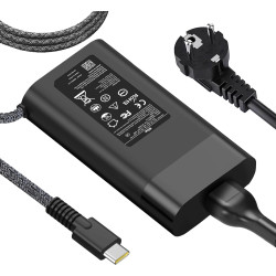Nouveau Chargeur Rapide USB C 65 W/45 W Compatible avec Les Ordinateurs Portables HP Elitebook, Envy, Spectre, Envy X360, Spectr