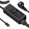 Chargeur USB C 45W Compatible avec HP Chromebook X360 14 14-ca051wm,14-ca052wm,14-ca091wm,ca061dx,14-ca0061dx,14-ca060nr,ca020nr