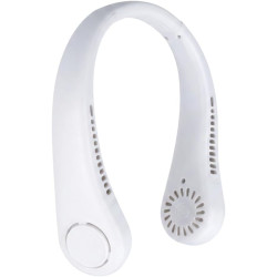 LA CASA DE LAS CARCASAS Ventilateur de cou portable mains libres USB-C, 5 couleurs (blanc)