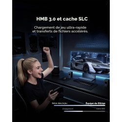 Lexar EQ790 2 to NVMe SSD M.2 2280 PCIe Gen4x4 Disque SSD Interne, Jusqu'à 7 000 Mo/s en Lecture, Stockage Haute Vitesse Compati