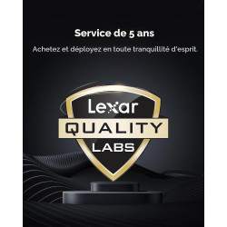 Lexar EQ790 2 to NVMe SSD M.2 2280 PCIe Gen4x4 Disque SSD Interne, Jusqu'à 7 000 Mo/s en Lecture, Stockage Haute Vitesse Compati