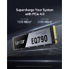 Lexar EQ790 4 to NVMe SSD M.2 2280 PCIe Gen4x4 Disque SSD Interne, Jusqu'à 7 000 Mo/s en Lecture, Stockage Haute Vitesse Compati