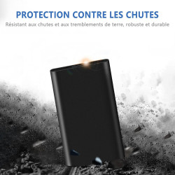 Watpot Disque Dur Externe 2To, 2.5 Pouces, Portable pour PC, TV, Bureau, Windows - Noir
