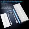 Variglas Stylet pour iPad 2018-2026 - 2X Charge Rapide Bleu | Précision Pixel,Rejet de Paume,Compatible avec iPad 11(A16)/10/9/