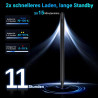 Variglas Stylet pour iPad 2018-2026 - 2X Charge Rapide Noir | Précision Pixel,Rejet de Paume,Compatible avec iPad 11(A16)/10/9/