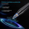 Variglas Stylet pour iPad 2018-2026 - 2X Charge Rapide Noir | Précision Pixel,Rejet de Paume,Compatible avec iPad 11(A16)/10/9/