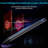 Variglas Stylet pour iPad 2018-2026 - 2X Charge Rapide Noir | Précision Pixel,Rejet de Paume,Compatible avec iPad 11(A16)/10/9/