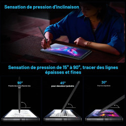 Variglas Stylet pour iPad 2018-2026 - 2X Charge Rapide Noir | Précision Pixel,Rejet de Paume,Compatible avec iPad 11(A16)/10/9/