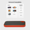 Gwybkq Disque Dur Externe 2To, 2.5 Pouces, Portable étanche et Anti-Choc pour PC, Mac, TV, MacBook, Ordinateur Portable, Bureau,