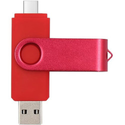 Lecteur Flash 512 Go, Lecteur à Pouce Haute capacité, Lecteurs Flash USB 512 Go en métal pivotant, USB 2.0 Jump Drive Portable, 