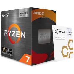 AMD Ryzen 7 5800X3D Processeur 10E Anniversaire (8 Coeurs/16 Threads, Socket AM4, 105W TDP, 100 Mo Cache, jusqu'à 4.5 GHz Fréque